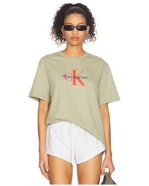 Calvin Klein Shirt Monologo - Grün