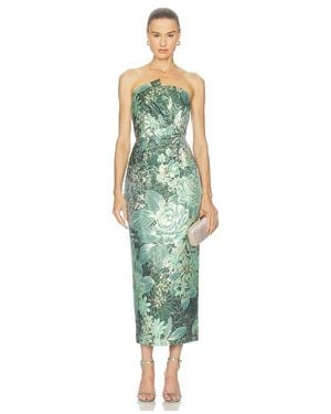Elliatt Meliora Column Maxi Dress - Green