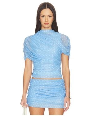 Amanda Uprichard X Revolve Evianna Top - Blue