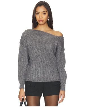 Line & Dot Shore Sweater - Gray