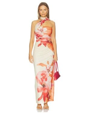 Especia Mai-Tai Long Dress - White