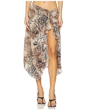 Lioness Banks Midi Skirt - Natural
