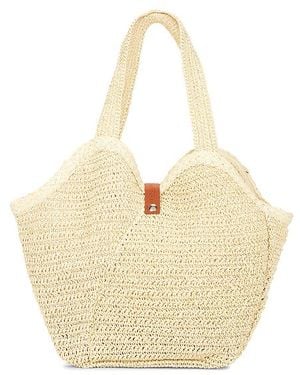 Seafolly Tote-Bag Aus Geflochtenem Material Mirage - Natur