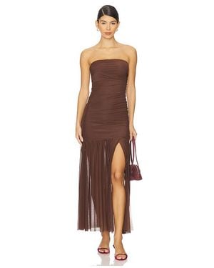 Nia Nola Dress - Brown