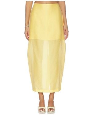 L'academie 'Academie Perla Skirt - Yellow