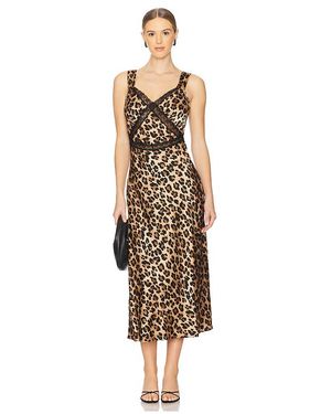 Bardot Emory Satin Slip Dress - White