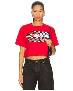Junk Food Nascar Racing Crop Tee - Red