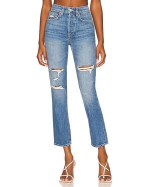 GRLFRND Karolina High Rise Straight - Blue
