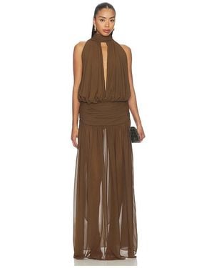 De La Vali Cruz Maxi Dress - Natural