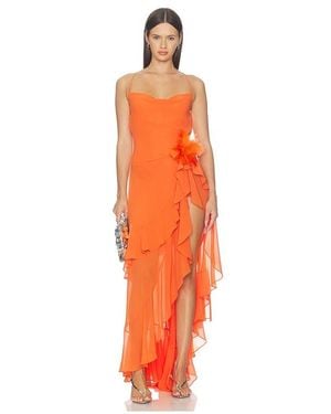 retroféte Kleid Samara - Orange