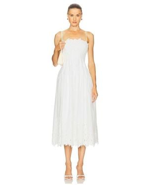 Jonathan Simkhai Midikleid Aus Spitze Lilianna - Weiß
