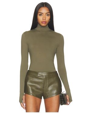 Nakedvice Tulsa Slinky Turtleneck Top - Green