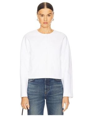 Vince Collarless Jacket - White