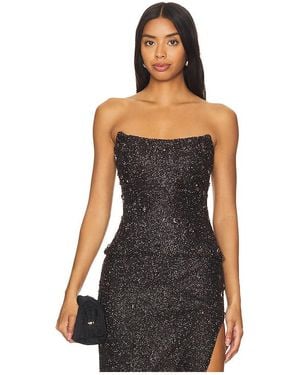 Khanums Trägerloses Top - Schwarz