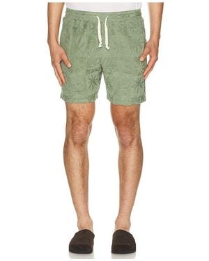 Marine Layer Rico Terry Resort Short - Green