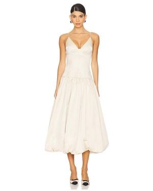 LPA Kaia Midi Dress - White