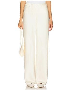 Vince Fluid Bias Pant - White