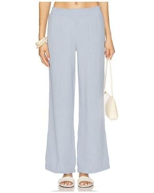 Bobi Beach Wide Leg Pant - Blue