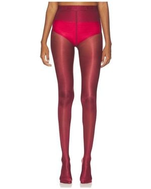Wolford Neon 40 Tights - Red