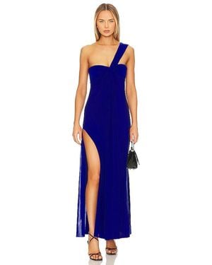 MISA Los Angles Thora Dress - Blue