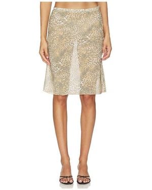 Lioness Shoreline Midi Skirt - Natural