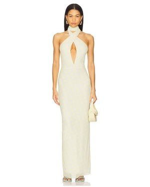 AFRM Genie Mesh Dress - White