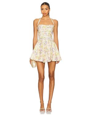 V. Chapman Elena Mini Dress - Natural