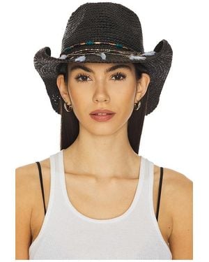Nikki Beach Morgan Cowboy Hat - Black