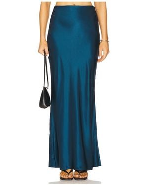 The Sei Maxirock Mit Bias-Cut - Blau