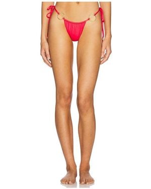 Cin Cin Cove String Bikini Bottom - Orange