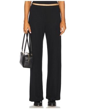 Leset Lauren Wide Leg Pant - Black