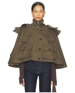 Vaillant Military Cropped Trench - Braun