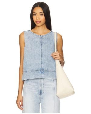 Pistola Rue Pop Over Swing Shirt - Blue