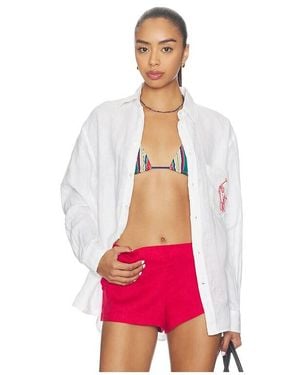 Polo Ralph Lauren Linen Long Sleeve Sport Shirt - Red