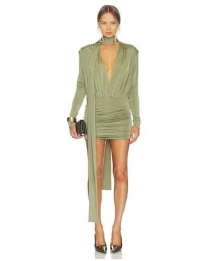 AWAVE Studio Mini Long Sleeve Dress - Green