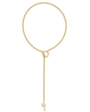 Lili Claspe Collar Lariat Devin En Color Oro Metálico Talla