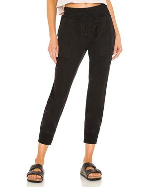 James Perse Contrast Sweatpant - Black