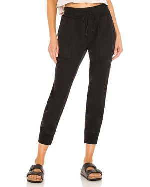 James Perse Contrast Sweatpant - Black