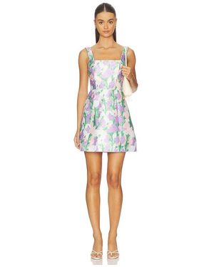 Elliatt Lavina Sqaure Neck Mini Dress - Multicolor
