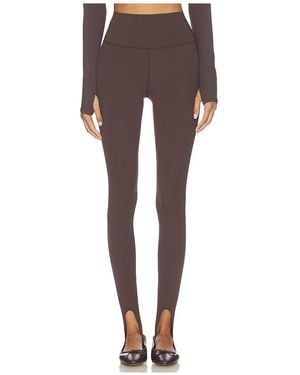 Splits59 River High Waist Airweight Stirrup Legging - Brown