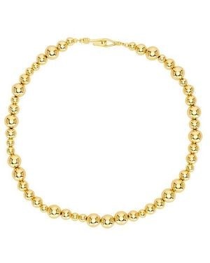 Alexa Leigh Mixed Big Ball Necklace - Black