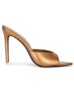 Black Suede Studio Brea Mule - Brown