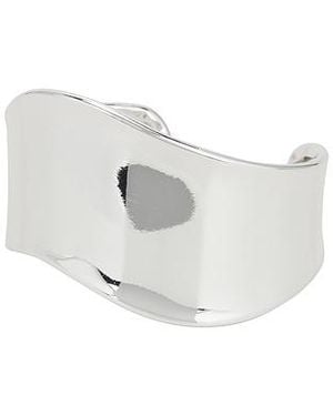 Ettika Smooth Cuff Bracelet - ホワイト