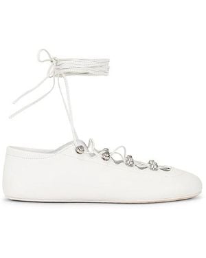 Alexander Wang Flach Vyolette - Weiß