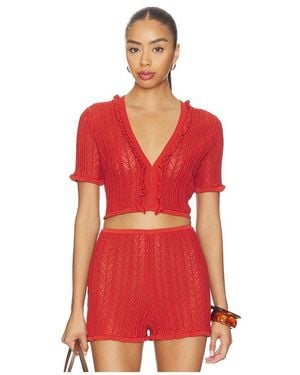 Devon Windsor Charlene Top - Red