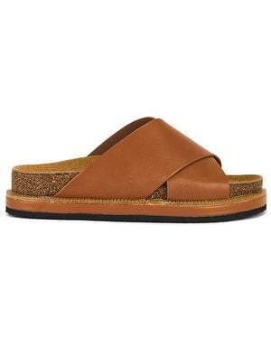 Free People Sidelines Footbed サンダル - ブラウン
