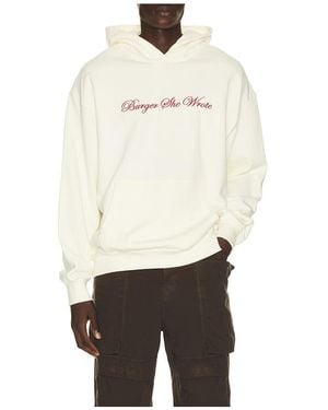 Brixton Hoodie Burger She Wrote - Natur