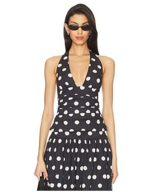 Lovers + Friends Deven Top - Black