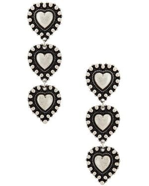 Lovers + Friends Pendientes Daphne En ,Metallic Talla - Negro
