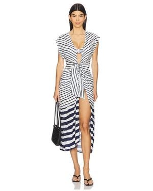 ViX Sasha Long Cover Up Dress - White